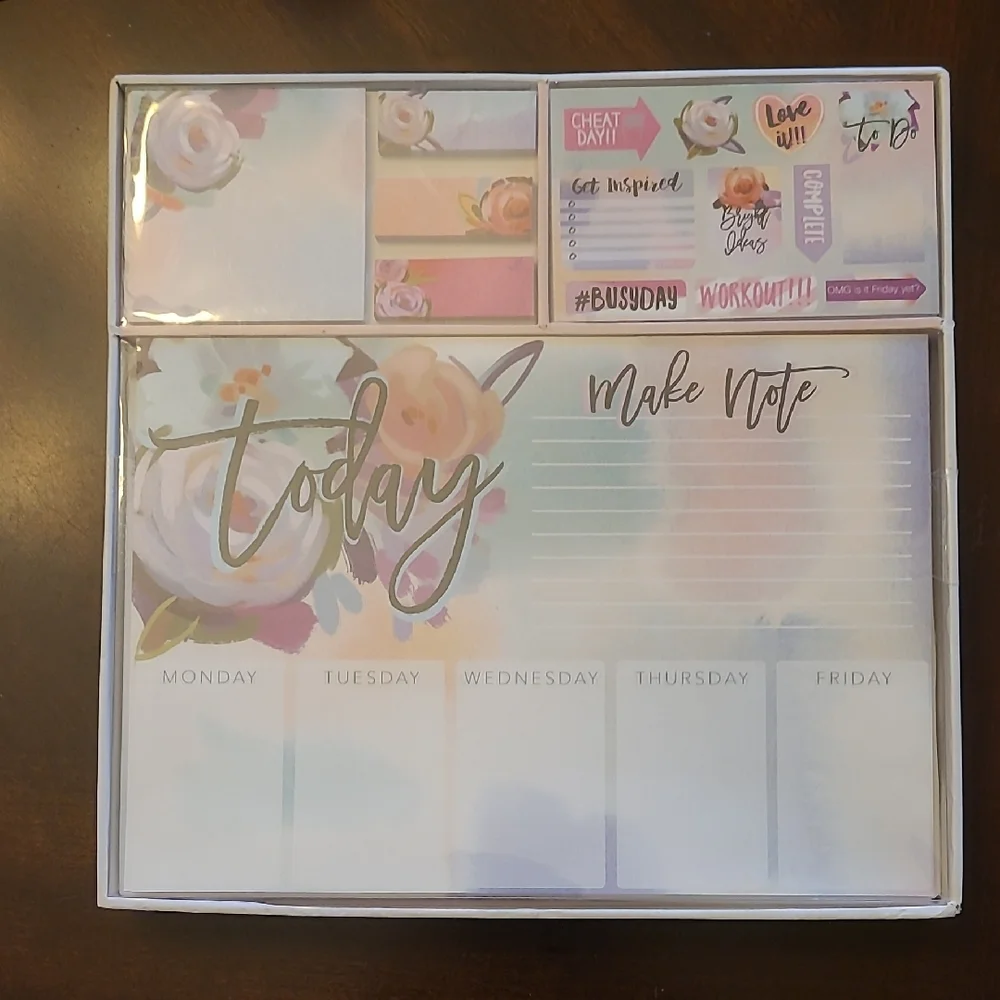 Recollections Floral Home Office Planner - Multicolor